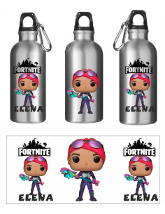 Cantimplora de aluminio con tapón de rosca 2