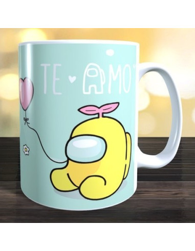Taza AMONG US TE AMO