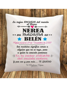 Cojín mejor ahijada del mundo